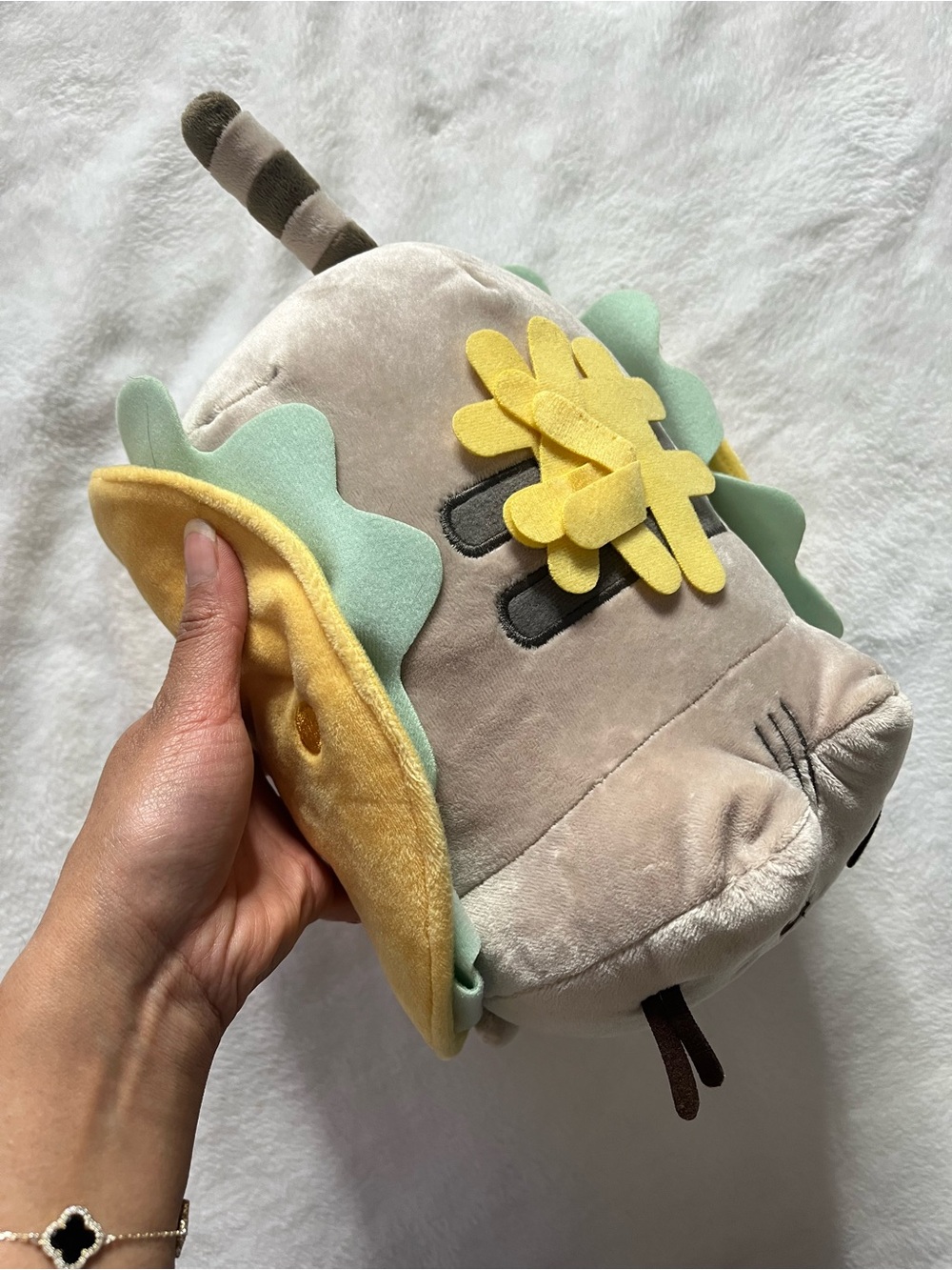 Pusheen Gray Pusheen Taco with lettuce and cheese cute cat plush - Picture 12 of 12